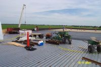 By the middle of July, work is underway on the roof of the academic wing.